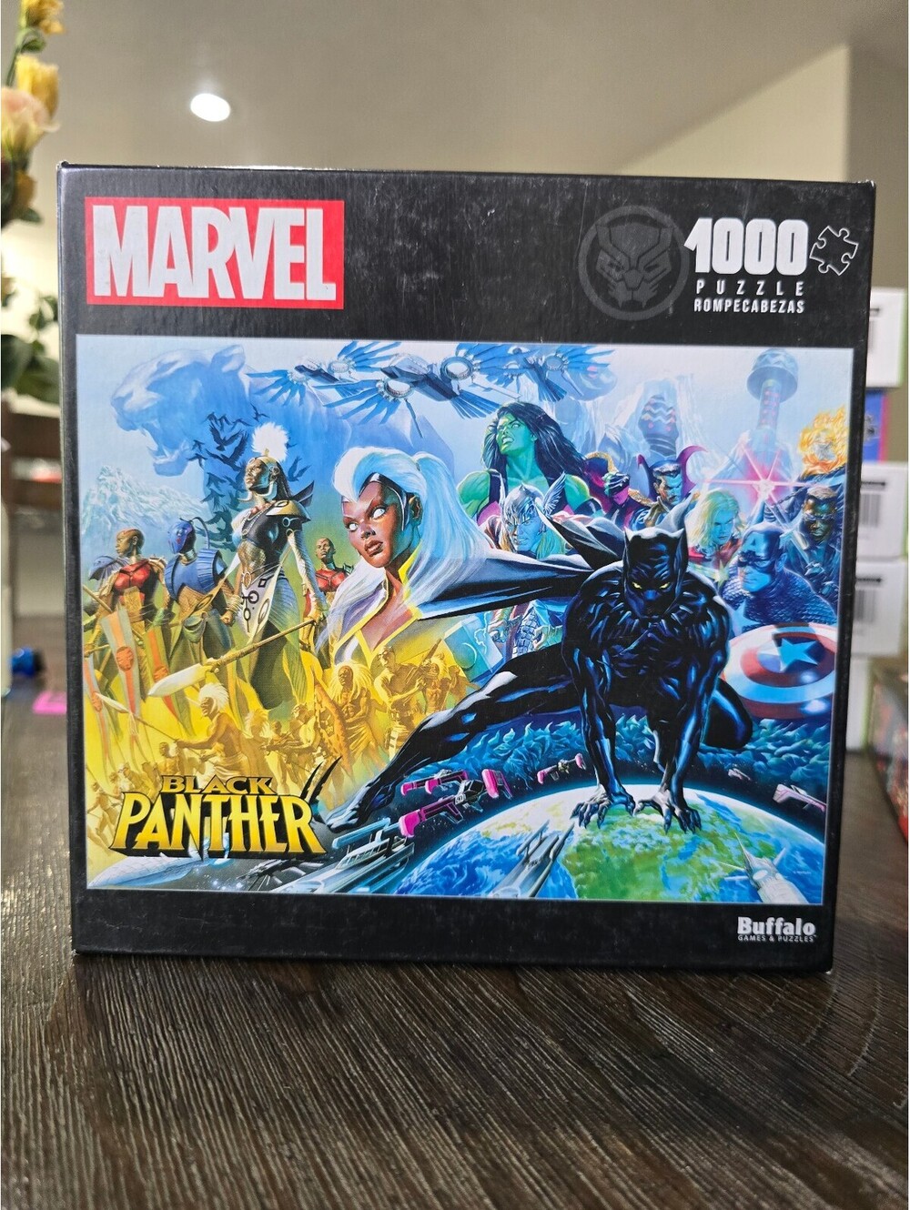 Buffalo Games Marvel Black Panther 1000 Piece Jigsaw Puzzle Avengers Complete